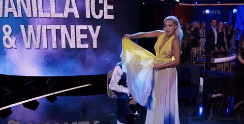 Iconic Witney Vanilla Ice Ice Baby Collaboration GIF