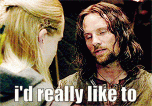 Id Really Like To Chug Jug Legolas GIF