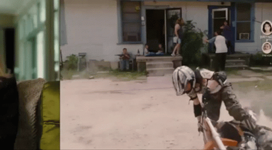 Idiocracy Fighting Throwing And Running GIF