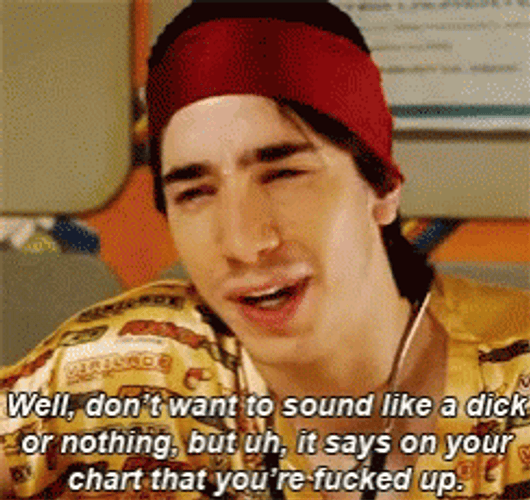 Idiocracy Justin Long Wearing Red Ribbon GIF
