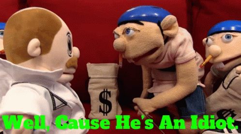 Jeffy Puppet An Idiot GIF