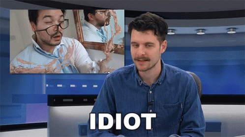 Idiot Male Broadcasting GIF