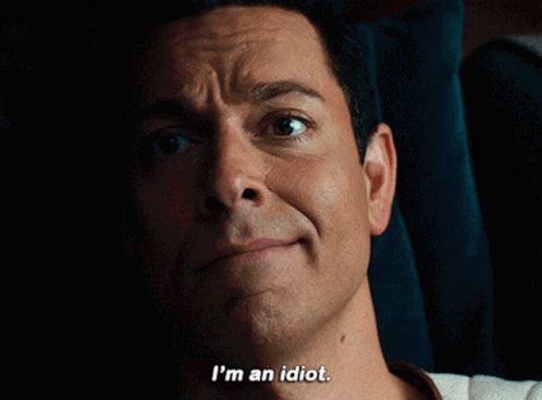 Im An Idiot Zachary Levi GIF