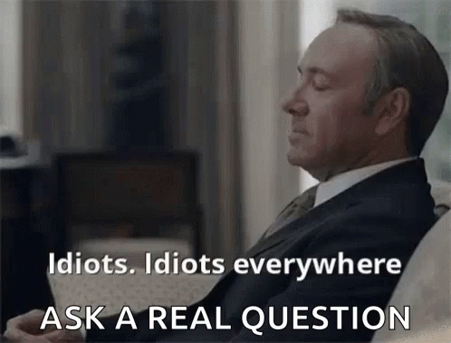 Idiots Kevin Spacey Blank Stare GIF