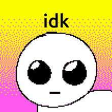 Idk I Don't Know Cute Wide Eyes Yippee GIF