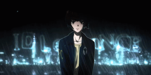 Idleglance Psycho Pass Thunder Storm GIF