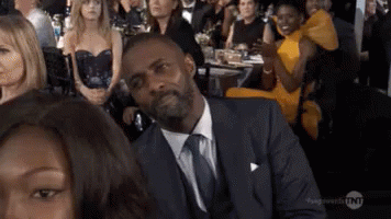Idris Elba Being Candid GIF