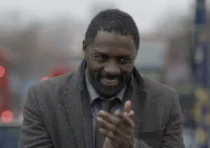 Idris Elba Celebrating GIF