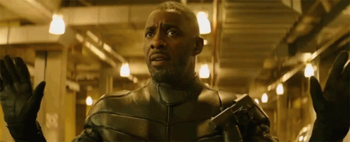 Idris Elba Hand Up GIF