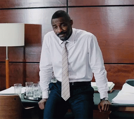 Idris Elba In The Office GIF