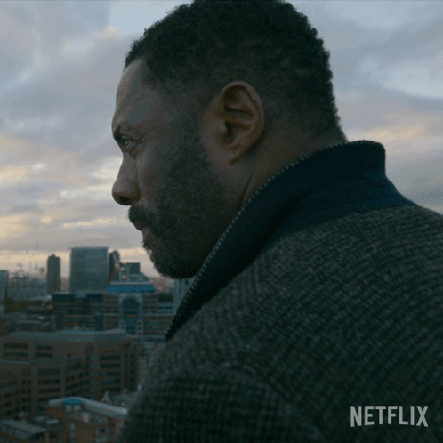 Idris Elba On The Rooftop GIF