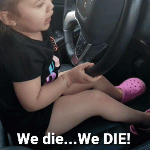 If He Dies He Dies Kid Driving Meme GIF