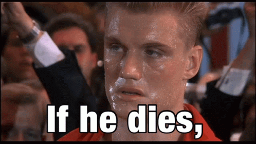 If He Dies He Dies Rocky Dolph Lundgren GIF