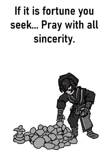 If It Is Fortune You Seek ... Pray With All Sincerity .. GIF