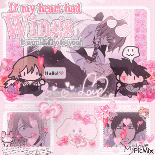 If My Heart Had Wings I Would Fly To You GIF