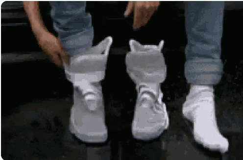 If The Nike Air Mag Shoe Fits GIF