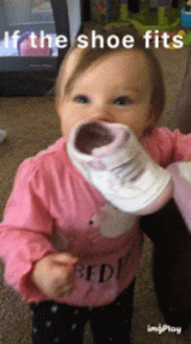 If The Shoe Fits Baby Girl GIF