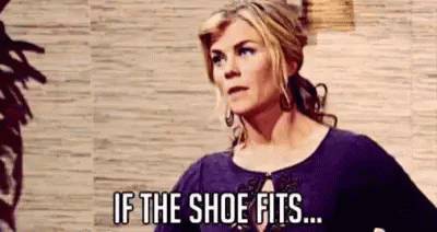 If The Shoe Fits On You Woman GIF