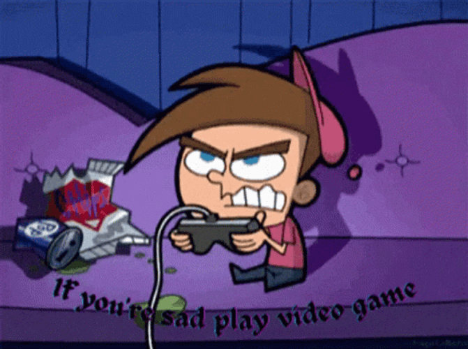 If You're Sad Play Video Game GIF