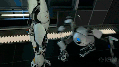 Ign Portal 2 Hug GIF