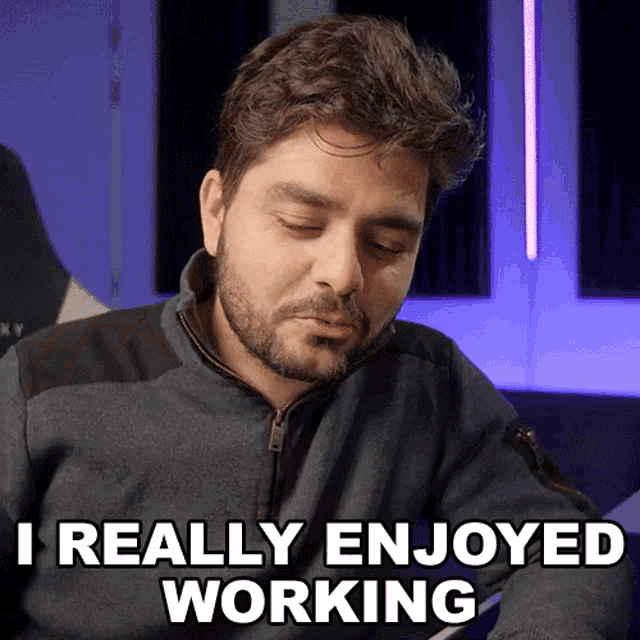 Ignace Aleya Really Enjoyed Working GIF