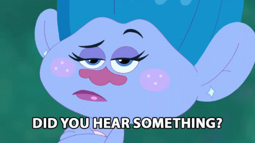 Ignore Trolls Chenille GIF