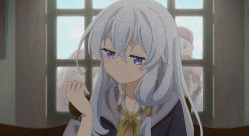 Ignore Wandering Witch Elaina Looking At Nails GIF