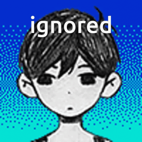 Ignored Black And White Boy GIF