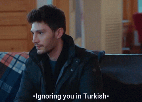 Ignoring You In Turkish GIF