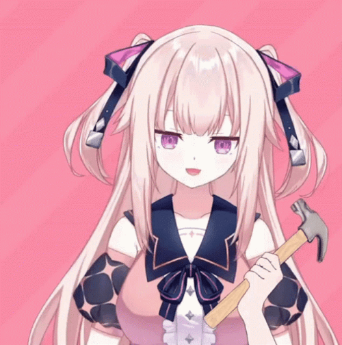 Iku Hoshifuri Hammer Time GIF