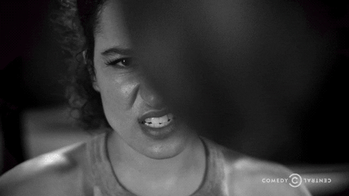 Ilana Glazer Boxing Speed Bag GIF