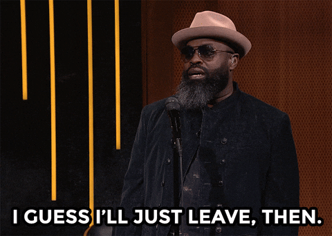 Ill See Myself Out Man Wearing Hat GIF