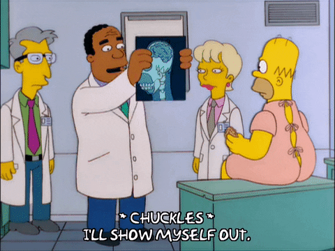 Ill See Myself Out The Simpsons GIF