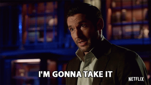 Ill Take It Tom Ellis Lucifer Morningstar GIF