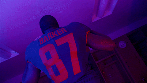 Illini Illinois Football Player Barker Jersey Shirt GIF