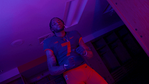 Illinois Fighting Illini Player Dancing GIF