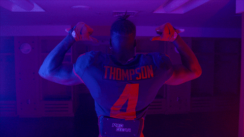 Illinois Fighting Illini Thompson Jersey GIF