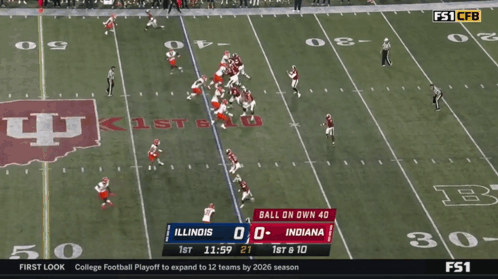 Illinois Vs Indiana Football Game GIF