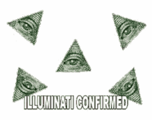 Illuminati Confirmed Eye Triangle Symbol GIF