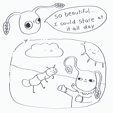 Illustrated Pikmin GIF