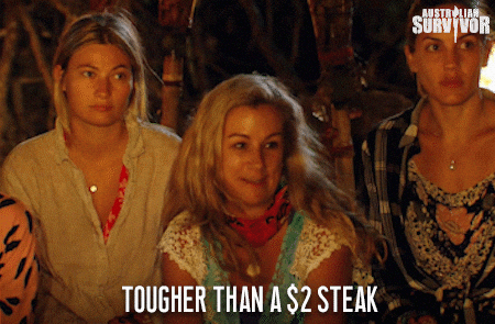 Im A Survivor Tougher Than A Steak GIF