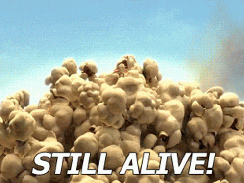 Im Alive Rise From The Popcorn Mountain GIF