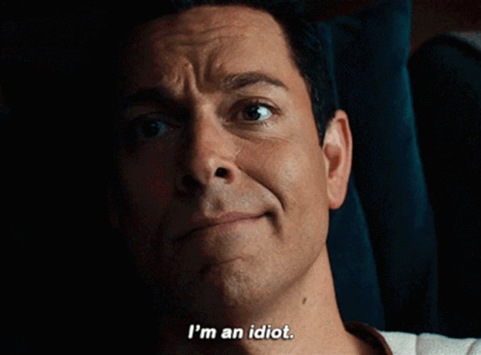 Im An Idiot Zachary Levi GIF