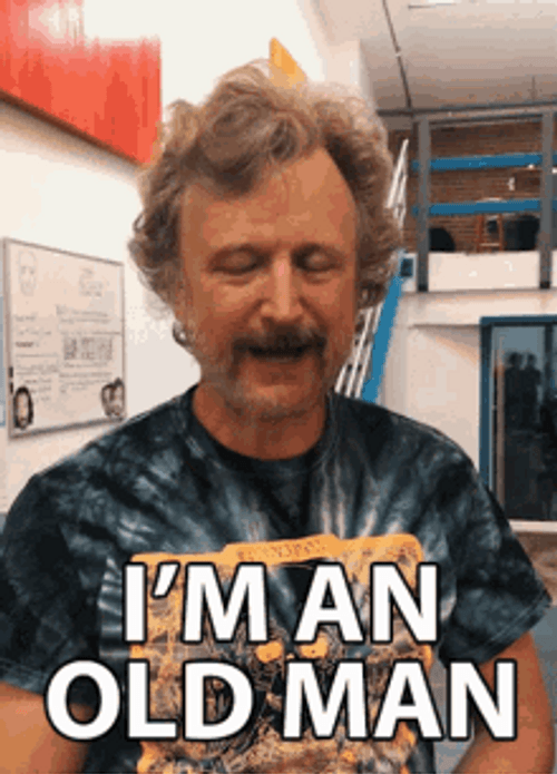 Crazy Old Man Gif
