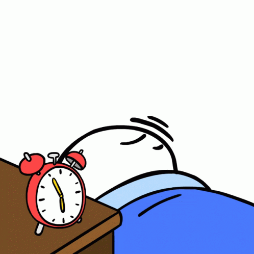 Im Awake On Alarm Clock GIF