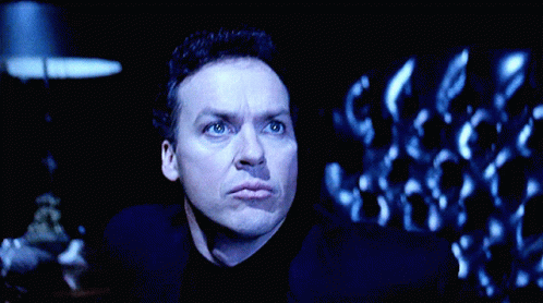Im Batman Michael Keaton No Costume GIF