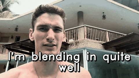 Im Blending In Quite Well Jackson Jay GIF