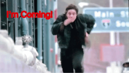Im Coming On My Way Fast Run GIF