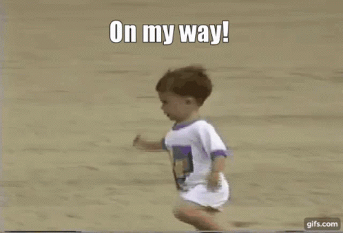 Im Coming Kid On My Way GIF