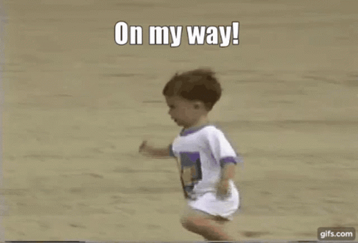 Im Coming Kid On My Way GIF